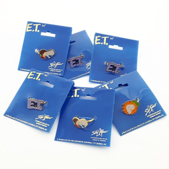 Vintage E.T. the Extra Terrestrial Ring - VTG Adjustable Ring with E.T. Logo - Picture 3 of 3